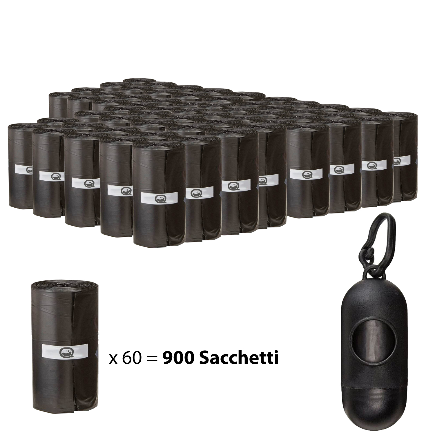 Sacchetti Igienici Per Bisogni Escrementi Per Cani Cane Animali Domestici Bustine Raccolta Cacca Deiezioni Sacco Extra Spesso Resistente Con Dispenser E Clip Per Guinzaglio Colore Nero (900 Unità) 6 Sacchetti Igienici Per Bisogni Escrementi Per Cani Cane Animali Domestici Bustine Raccolta Cacca Deiezioni Sacco Extra Spesso Resistente Con Dispenser E Clip Per Guinzaglio Colore Nero (900 Unità) -Cibi per cani in Italia AAHKMJXYDAFdJAOAIMEbOAch7w5JgkD56B5b mYl T9Isf4DCJN 5REyQjePMyCh ltBtoxu