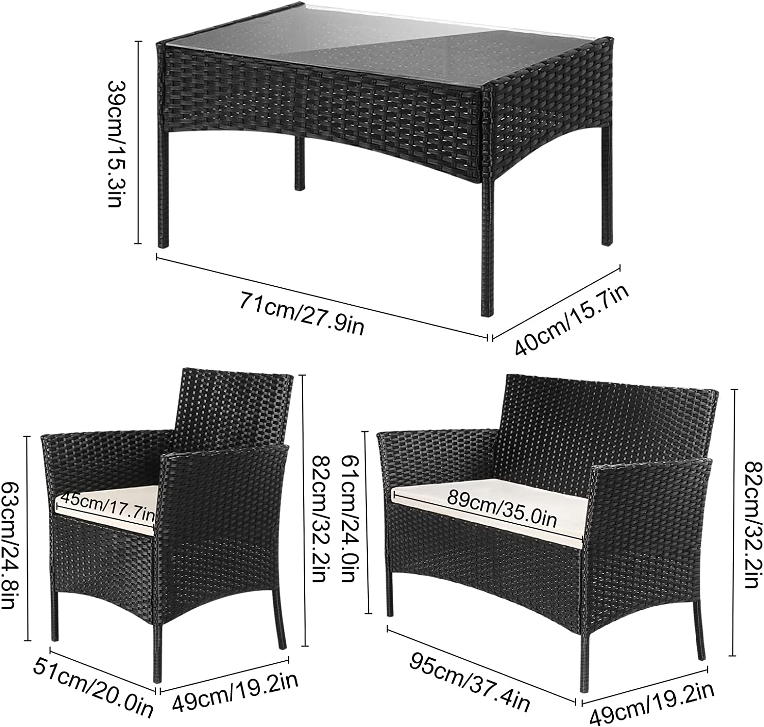 Arreditaly Set Di Mobili Da Giardino Salotto Salottino In Rattan 4 Posti Con Tavolino E Ripiano In Vetro 2 Poltrone E Divano 2 Posti Per Giardino Esterno Piscina Cuscini Sfoderabili (Grigio) 21 Arreditaly Set Di Mobili Da Giardino Salotto Salottino In Rattan 4 Posti Con Tavolino E Ripiano In Vetro 2 Poltrone E Divano 2 Posti Per Giardino Esterno Piscina Cuscini Sfoderabili (Grigio) -Giardino di Lusso AAHKMJXYDAFdJAOAIMEbOAch7w5JgkD56B5b mYl T9Isf4DCJN 5REyQjePMyCh ltBtoxu