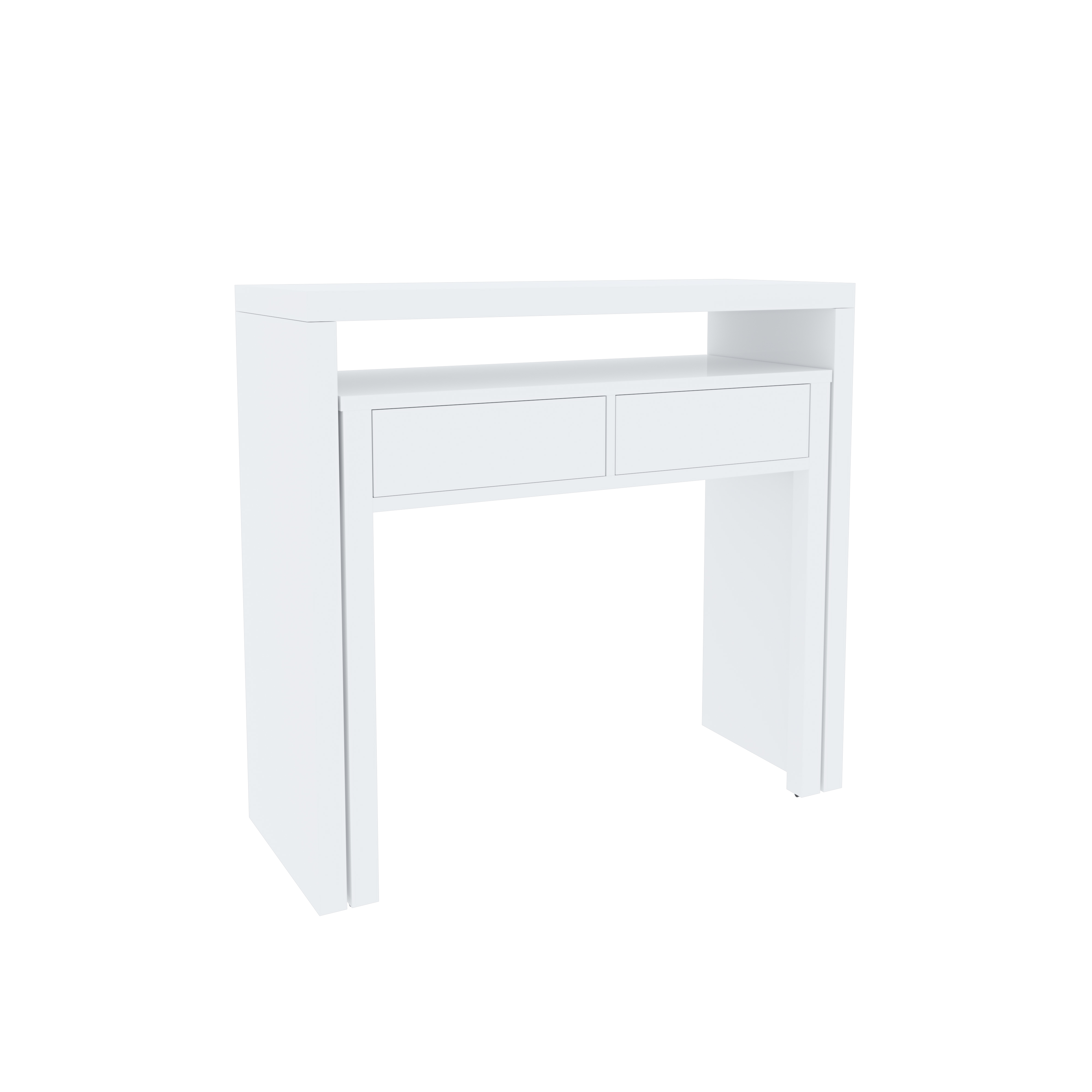 Scrivania Allungabile Con 2 Cassetti Tavolo Consolle Estensibile Studio Salvaspazio Con Ripiano Ideale Disegno Soggiorno Camera Salotto Ingresso Corridoio 99 X 88 X 36 Cm (Bianco) 18 Scrivania Allungabile Con 2 Cassetti Tavolo Consolle Estensibile Studio Salvaspazio Con Ripiano Ideale Disegno Soggiorno Camera Salotto Ingresso Corridoio 99 X 88 X 36 Cm (Bianco) -Ufficio E Casa AAHKMJXYDAFdJAOAIMEbOAch7w5JgkD56B5b mYl T9Isf4DCJN 5REyQjePMyCh ltBtoxu