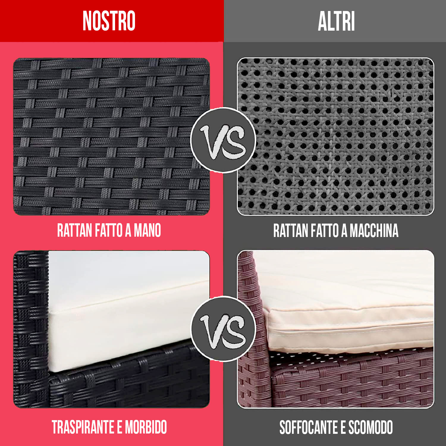 Arreditaly Set Di Mobili Da Giardino Salotto Salottino In Rattan 4 Posti Con Tavolino E Ripiano In Vetro 2 Poltrone E Divano 2 Posti Per Giardino Esterno Piscina Cuscini Sfoderabili (Grigio) 16 Arreditaly Set Di Mobili Da Giardino Salotto Salottino In Rattan 4 Posti Con Tavolino E Ripiano In Vetro 2 Poltrone E Divano 2 Posti Per Giardino Esterno Piscina Cuscini Sfoderabili (Grigio) -Giardino di Lusso AAHKMJXYDAFdJAOAIMEbOAch7w5JgkD56B5b mYl T9Isf4DCJN 5REyQjePMyCh ltBtoxu