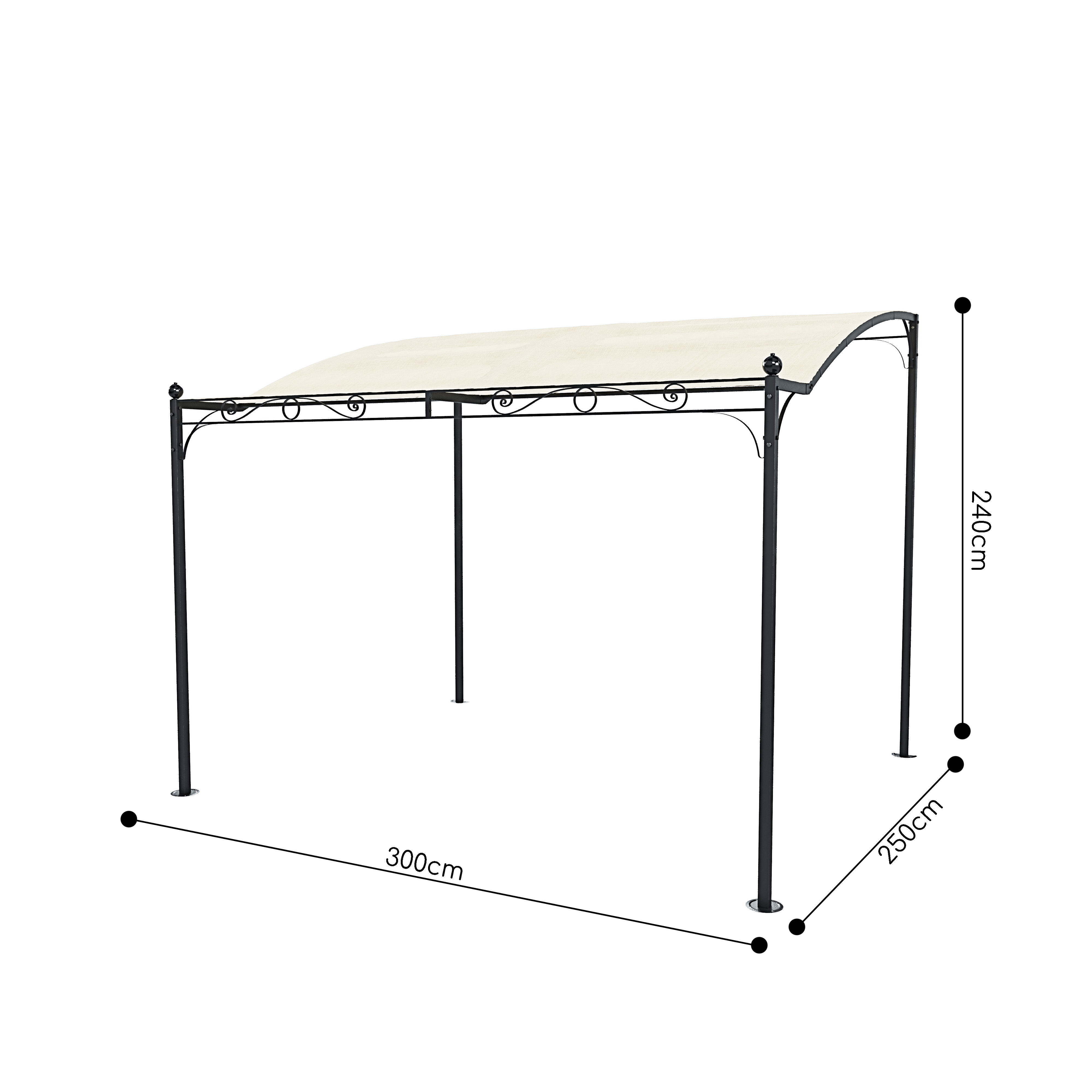 Gazebo Pergolato Pergola Da Giardino Struttura In Acciaio E Tettuccio Telo In Tessuto Tenda Tettoia Ombrellone Tendone Parasole Da Esterno Terrazzo Balcone Piscina Fiere Hanalei 3 X 2.5 X 2.4 M Beige 18 Gazebo Pergolato Pergola Da Giardino Struttura In Acciaio E Tettuccio Telo In Tessuto Tenda Tettoia Ombrellone Tendone Parasole Da Esterno Terrazzo Balcone Piscina Fiere Hanalei 3 X 2.5 X 2.4 M Beige -Vendite VIDAXL AAHKMJXYDAFdJAOAIMEbOAch7w5JgkD56B5b mYl T9Isf4DCJN 5REyQjePMyCh ltBtoxu