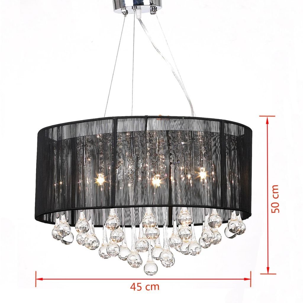 Lampadario A Sospensione Con Pendenti In Vetro Cristallo Con Paralume, 45 X 45 X 50, Design Elegante Moderno, (Nero) 14 Lampadario A Sospensione Con Pendenti In Vetro Cristallo Con Paralume, 45 X 45 X 50, Design Elegante Moderno, (Nero) -Negozio al dettaglio Paulmann AAHKMJXYDAFdJAOAIMEbOAch7w5JgkD56B5b mYl T9Isf4DCJN 5REyQjePMyCh luu0LPx1CwyB13gljfhsMAwqIz19Zdo