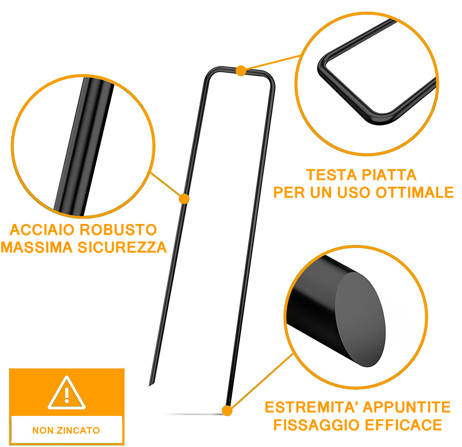 50 Picchetti In Robusto Acciaio Non Galvanizzato Per Fissaggio Telo Pacciamatura Recinzione Giardino Erba Sintetica Ancoraggio Prato Rete Lunghezza 150 Mm, 25 Mm Di Larghezza, Ø 3 Mm 11 50 Picchetti In Robusto Acciaio Non Galvanizzato Per Fissaggio Telo Pacciamatura Recinzione Giardino Erba Sintetica Ancoraggio Prato Rete Lunghezza 150 Mm, 25 Mm Di Larghezza, Ø 3 Mm -Protezioni per piante in Italia AAHKMJXYDAFdJAOAIMEbOAch7w5JgkD56B5b mYl T9Isf4DCJN 5REyQjePMyCh luu0LPx1CwyB13gljfhsMAwqIz19Zdo YpAIps9MrBDK6EfYrJgRogQEVukUqR8SmA=